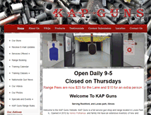 Tablet Screenshot of kapguns.com